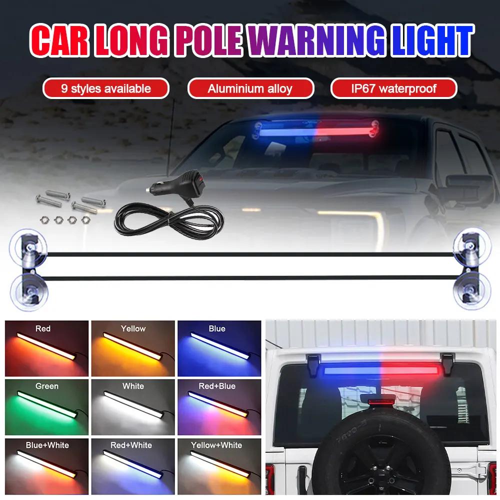 Strobe Police Lights LED For Auto Emergency Grill Warning Lamp 80 Led Windshield Bar Traffic Advisor Flashlight Car Accessories