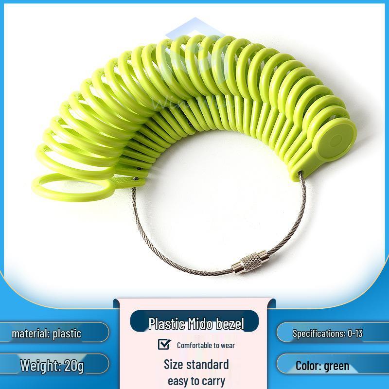 US Ring Sizer Tool - Plastic Finger Measurement for Ring Sizes