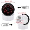 0~120℃,30~250℉ 52MM Water Temperature Gauge+Water Temp Sensor 10.2MM,12MM,16MM,17MM,21MM 7 Color Light for Boat Yacht Car 12V24V