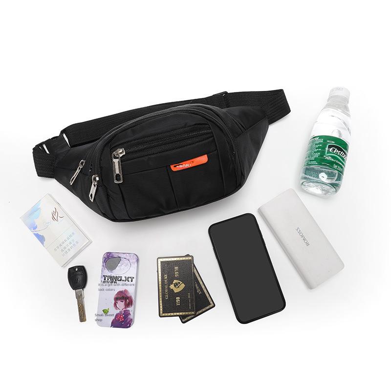 Unisex Waterproof Waist Bag with Large Capacity for Sports and Travel