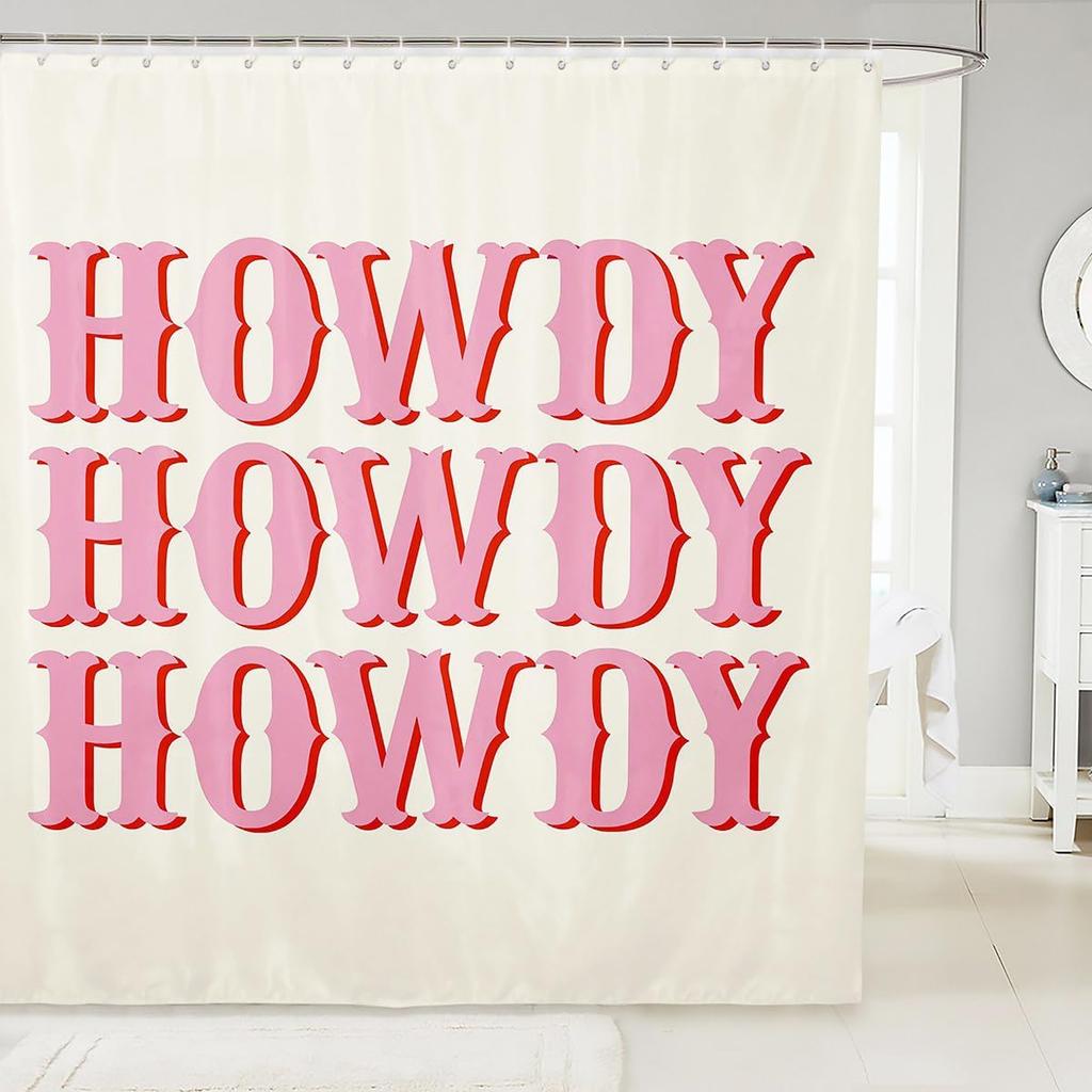 Kids Cute Sushi Shower Curtain Boys & Girls Japanese Style Kawaii Decor Bathroom Curtain - Pink Heart Cartoon Waterproof Fabric