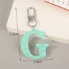Simple Letters Keychain Backpack Pendant Keyring Bag Hanging Decoration Accessories Gift