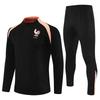 Halbzip Bestickter Fußball Trainingsanzug Set Arsenal Barcelona Real Madrid Camouflage Fußballanzug