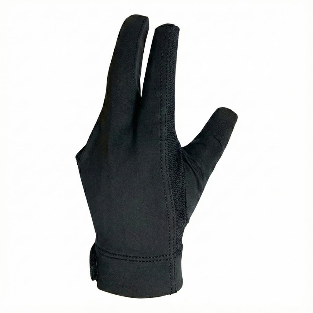 Left Hand Billiard Glove Beginners Non slip Three Finger Thin Breathable Snooker Training Glove Fingerless Protective Gear