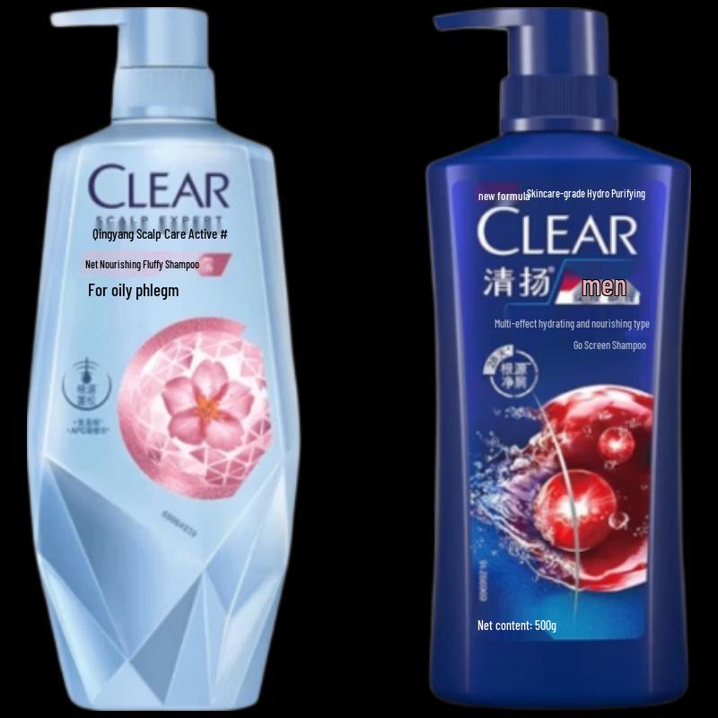 Clear Anti-Dandruff Scalp Care & Men s Moisturizing Shampoo Set
