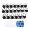 21Pcs Set Wheel Locking Lug Nut Key Set Remover Installation AntiTheft Kit Fit for Mini Series E12 E21 E23