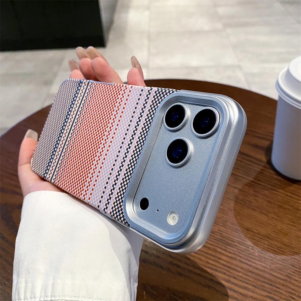 Carbon Fiber Relief Texture Phone Case For iPhone 17 13 14 15 Pro 16 17 Pro Max Air Matte Shockproof TPU Soft Back Cover
