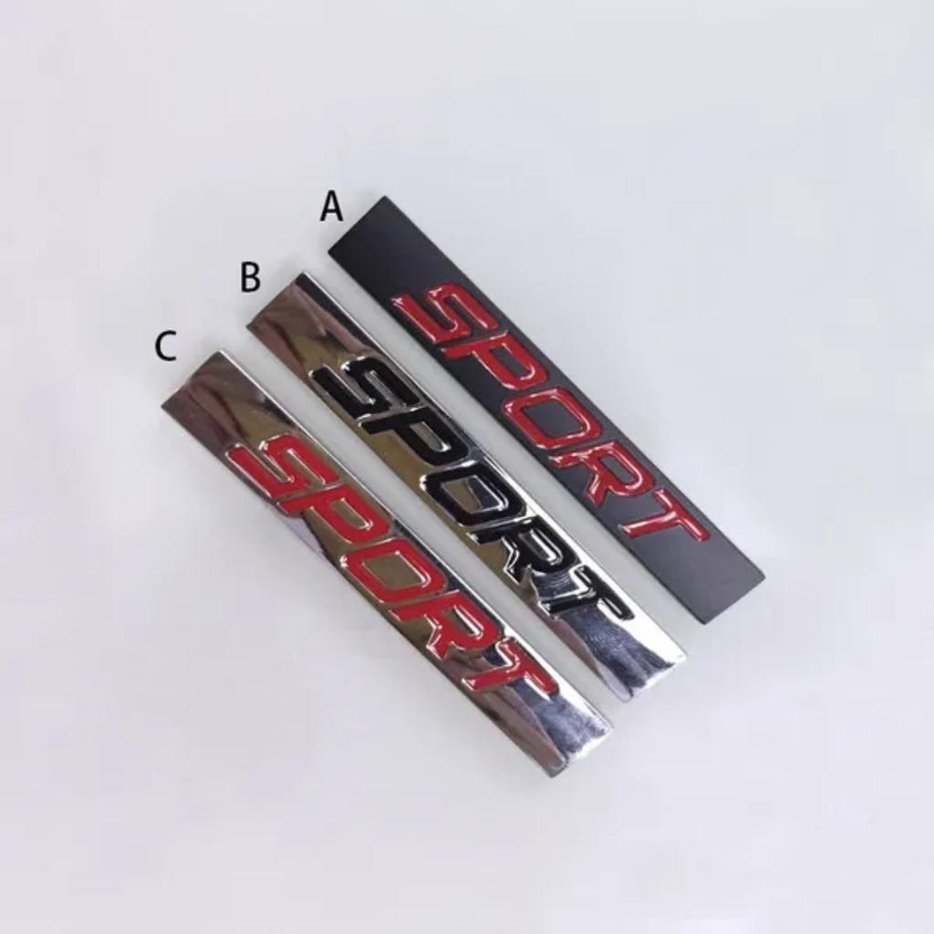 Kovové auto dekorace Letter Sport 3D Truck Car Emblem nálepka