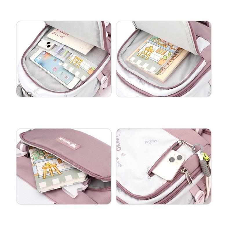 Plecak szkolny o dużej pojemności, torba na ramię na kampus JW9732(33*24*47)