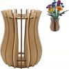Decorative Flower Stand Bouquets With Beautiful Wooden Vase Made Of Wood Wooden Puzzle Flower Stand Type+2