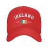 Unisex Baseball Cap Ireland EST Independence Day Wild Sun Shade Peaked Adjustable Outdoor Caps for Unisex Women