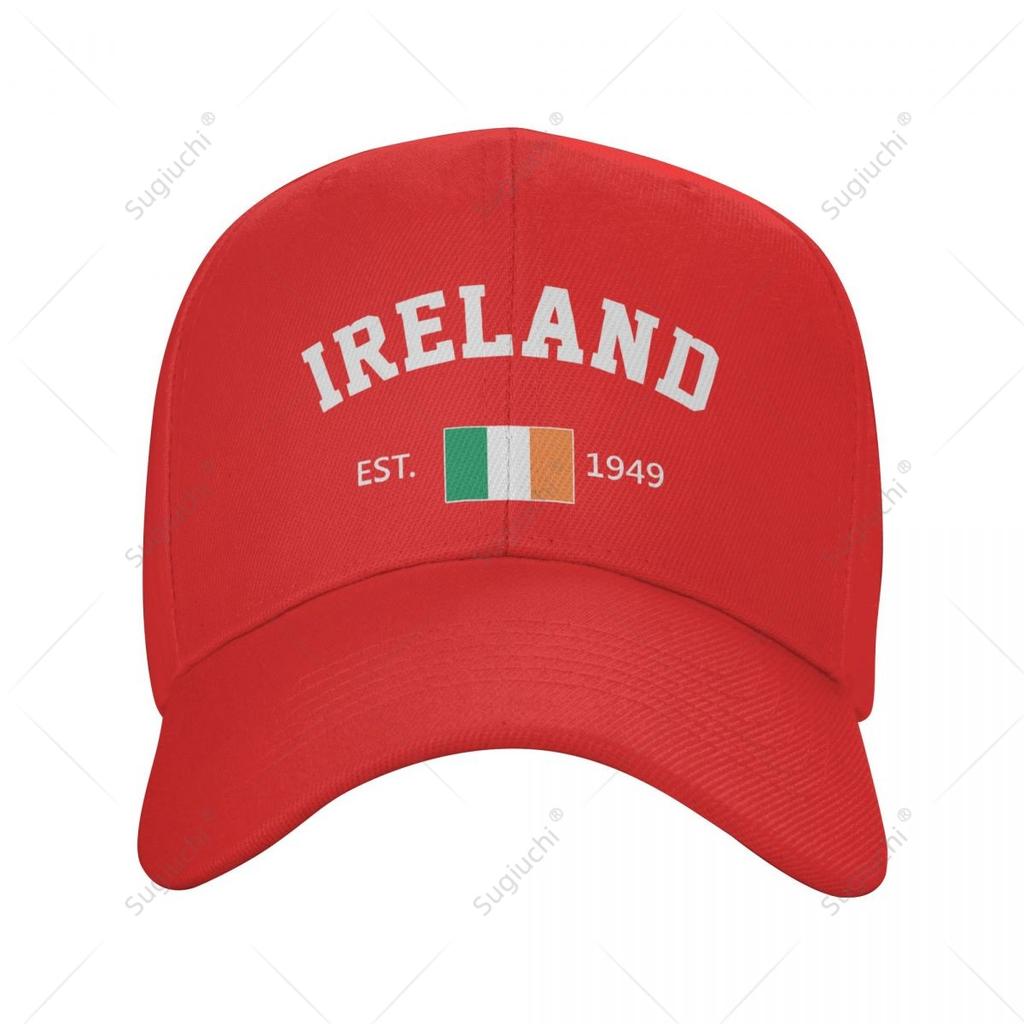 Unisex Baseball Cap Ireland EST Independence Day Wild Sun Shade Peaked Adjustable Outdoor Caps for Unisex Women