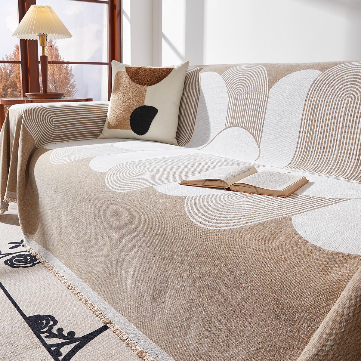 

Чехол для дивана из шенилла, универсальный чехол, высококачественный универсальный чехол для дивана Four Seasons, чехол с покрытием, нескользящий, устойчивый к пятнам, полотенце для дивана 180*200cm