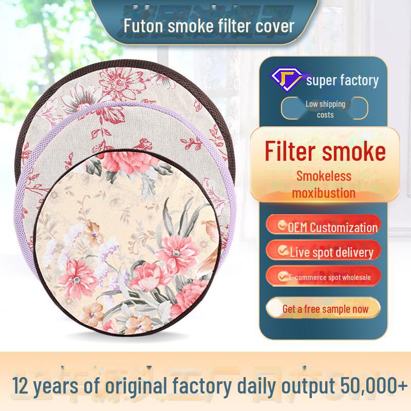 Moxibustion Futon Smoke Filter & Insulation Cover for Instruments and Bench