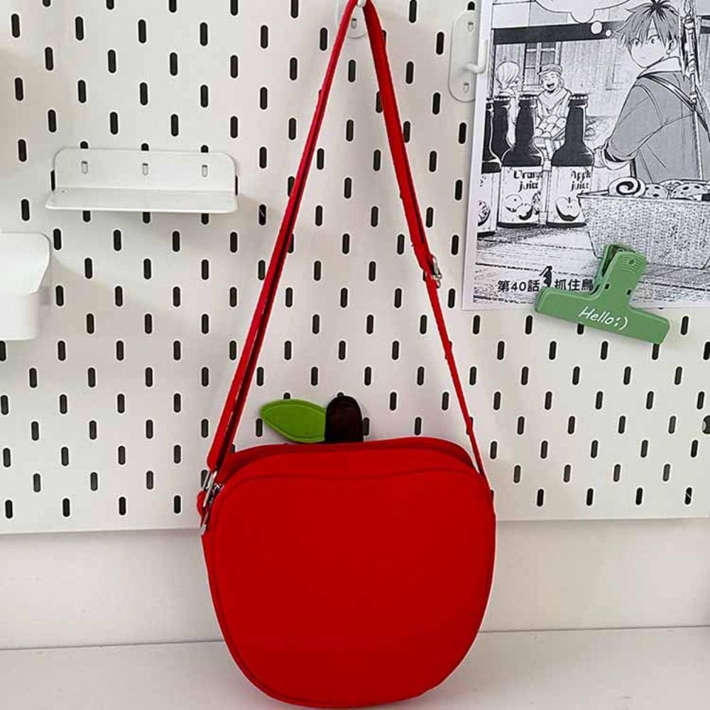 Harajuku Fruits Shape Crossbody Bag Message Bag Mobile Phone Pack Funny Shoulder Bag Male