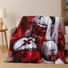 Manta de Flanela Sexy Gótica Escura Manta Quente Macia Manta de Sofá para Quarto Sala de Estar Cama Viagem Acampamento Piquenique Presente