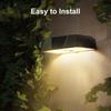 Waterproof Solar Powered Wall Lights IP Waterproof Decorative Solar Outdoor Wall Lamp Rustproof Ambient Lighting