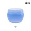 5Pcs Plastic Face Cream Sample Travel Containers 5G 10G 20G 30G Empty Jars Sample Cosmetic Jar Makeup Pots With Inner Lid