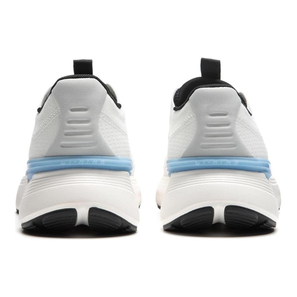 Li Ning Light And Shadow Element Rutschfest Abriebfest Niedrig geschnitten Freizeit Laufschuhe Herren Weiß Blau ARHU027-2