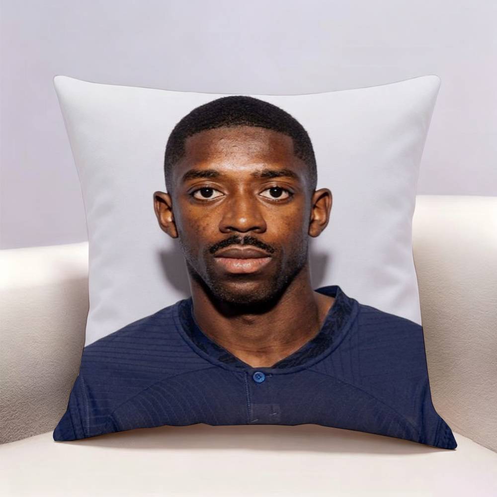 Ousmane D-Dembele Football Double-sided print Pillow Case Pattern Printed Pillowcase For Living Room Sofa Cushion Cover