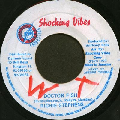 7inch Record RICHIE STEPHENS - Doctor Fish NONE Shocking Vibes 1997 Jamaica Reggae, Ska & Dub Used