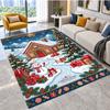 Weihnachtsthema Boden Teppich, Weicher Teppich, Weihnachten Indoor Zuhause Feiertagsdekoration