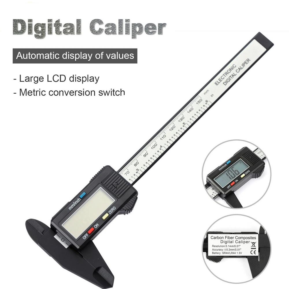 1PC Mini Plastic/vernier caliper. Digital/display caliper student vernier scale 0 to 150mm measuring tool. Plastic caliper