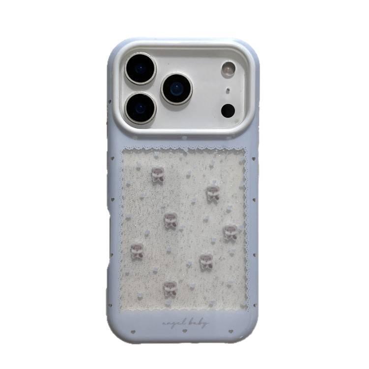 Koala Glitter Floral Phone Case for iPhone 17/16 Pro Max/15/14