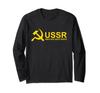 CCCP Soviet Union Retro Vintage Cold War Style Long Sleeve T-Shirt