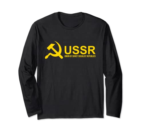 CCCP Soviet Union Retro Vintage Cold War Style Long Sleeve T-Shirt