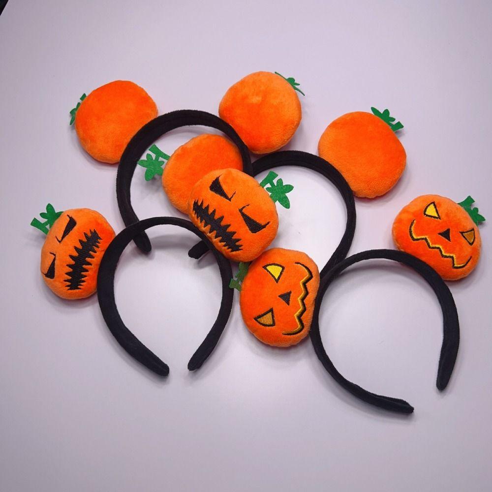 Lightweight Ghost Hair Clip Cartoon Pumpkin Cartoon Hairband  For Halloween