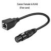 XLR to RJ45 Male/Female Converter for DMX512 Stage Lighting Signal Extension