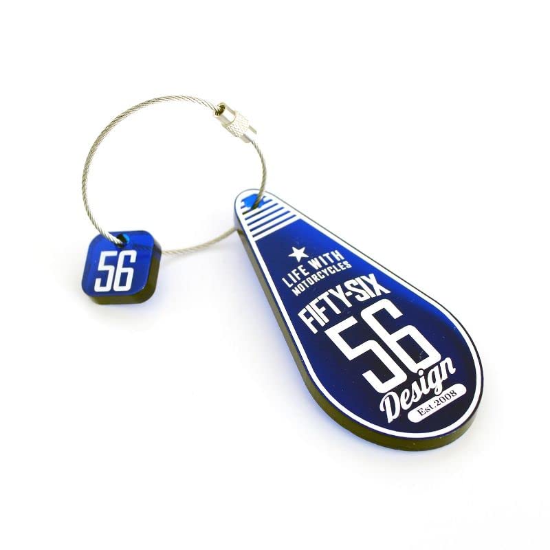 56design Teardrop Key Chain Key Ring Accessory Key Case Key Strap Drive Driver Motorcycle Touring Moped Driving, candy green