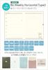 Labclip Planner 2026 January Start B6 Weekly Horizontal Type3 Gem White 2601CGE-WH