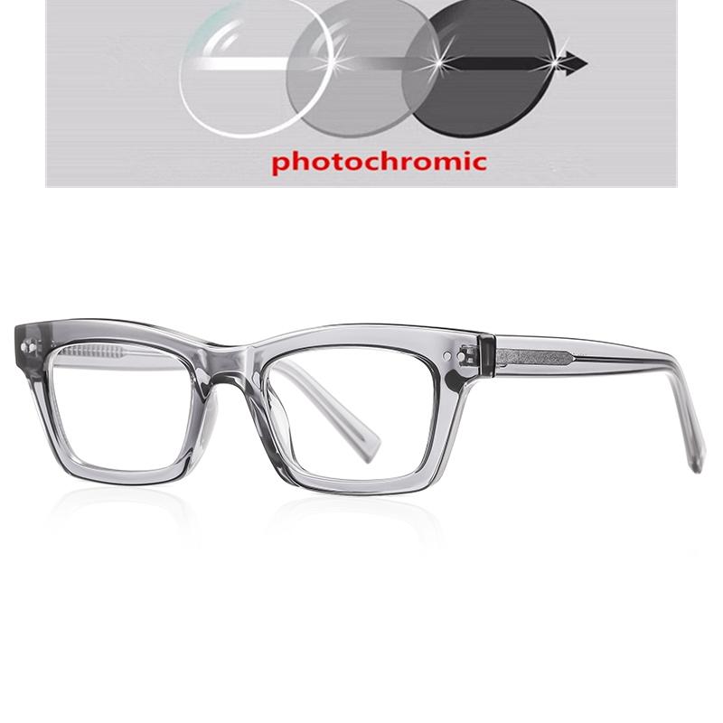 Thick Frame Square Myopia Glasses With Degree Women Men Anti Blue Rays Student Prescription Spectacles 0 -0.5 -0.75 To -6.0