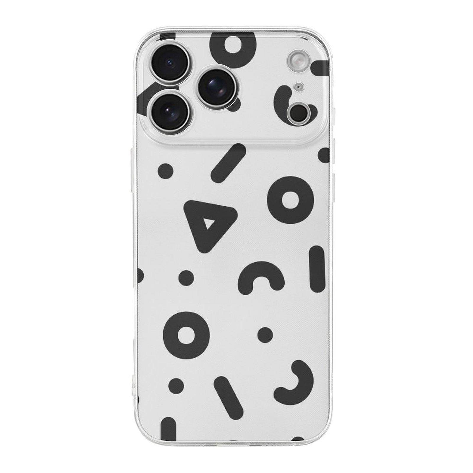 

1 Pack For iPhone 17 Series TPU Phone Case Comfort-Touch Anti-Slip Slim Design, Daily Protection IPHONE-17ProMax белый