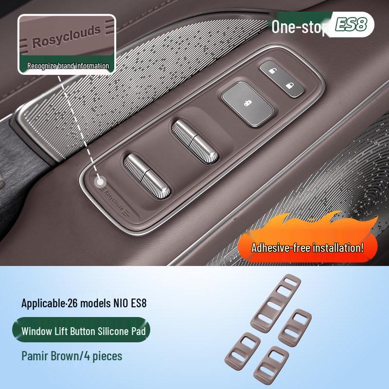 NIO ES8 Car Door Storage Box: Silicone Protection & Interior Decoration Set for 26 Models