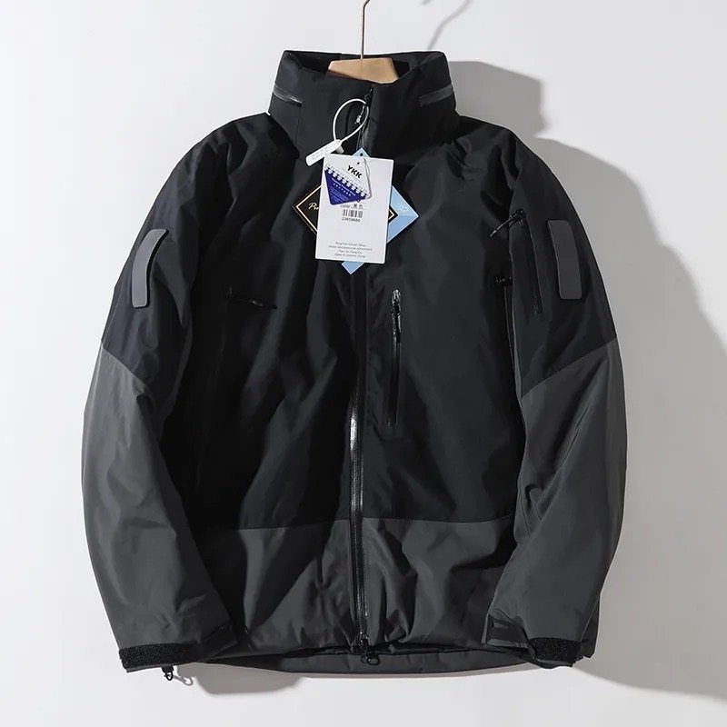 Trade Outdoor Jackets for Men and Women, Couple Style, Autumn and Winter Mountain Series, Windproof, Waterproof, Hooded, Thickened, Warm Cotton Coat