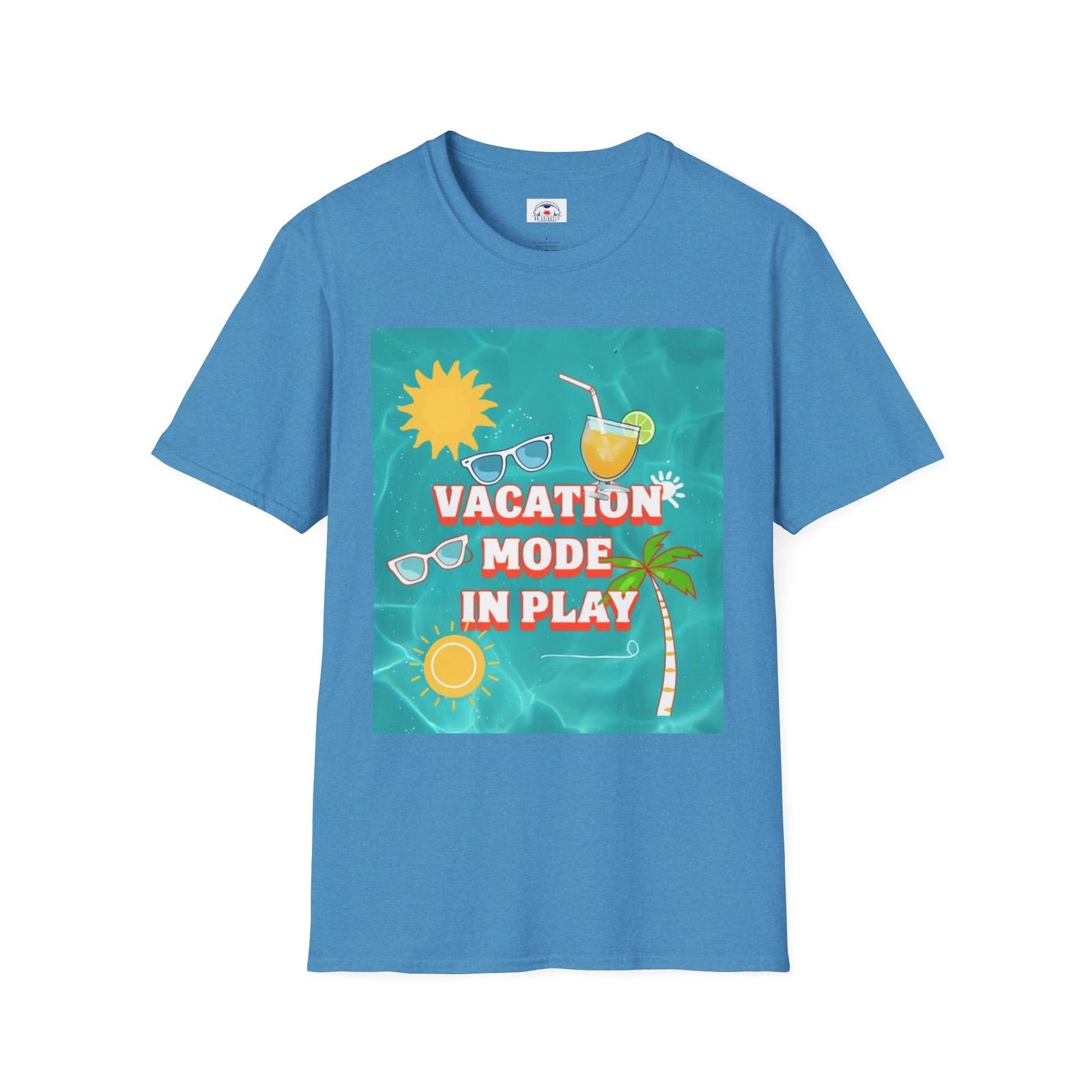 Vacation Mode T-Shirt, Summer Shirt, Beachwear, Gift for Travelers, Fun Vacation XXL