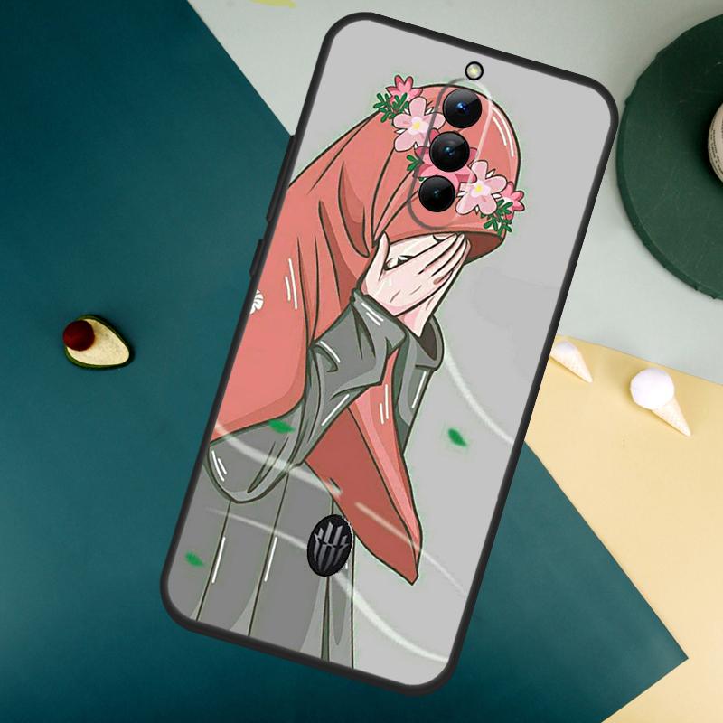 Muslim women islamic girl For ZTE Nubia Red Magic 10S 10 Air 8 9 8S 9S Pro Plus 6S 7S 7 Pro Red Magic 11 Pro Plus Case