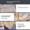 Crystal Pendant Light, High-end and Atmospheric Villa Living Room Dining Room Pendant Light Hall Main Light