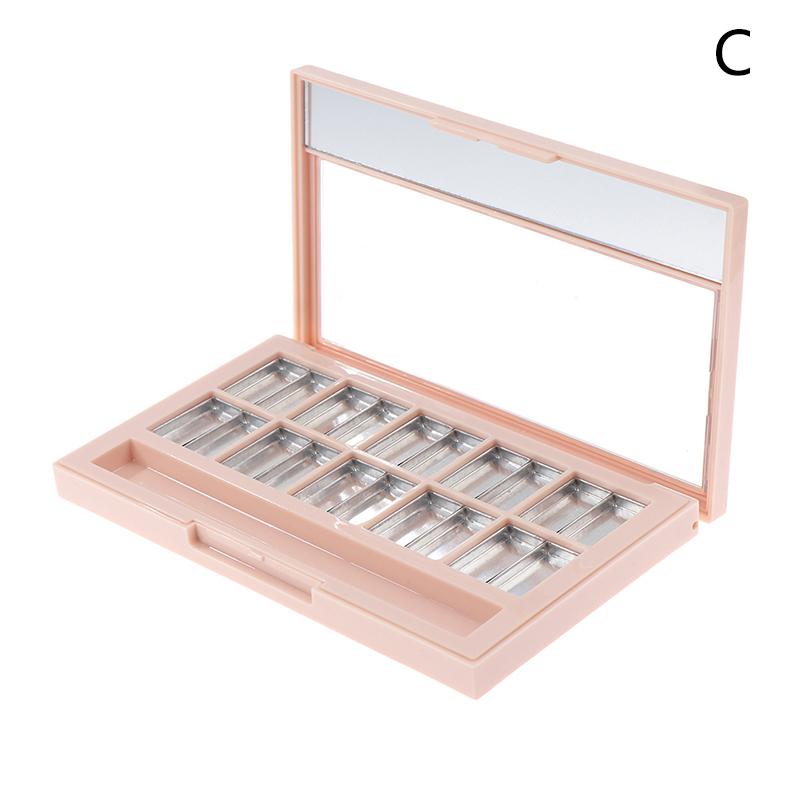 Makeup Dispensing Box Empty Highlighter Shimmer Eyes Cosmetics Palette Eyeshadow Case Blusher DIY Makeup Box Refillable Storage