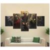 No Framed Canvas 5Pcs Path of Exile Games For Living Room Wall Art Posters Prints Pictures Paintings Home Decor Decorations