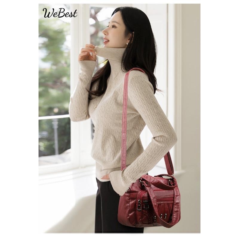 Soft Leather Crossbody Women's Shoulder Bag