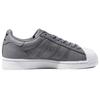 Adidas Originals Superstar Retro Casual Durable Low-Top Skate Shoes Unisex Sneakers Gray FX7766