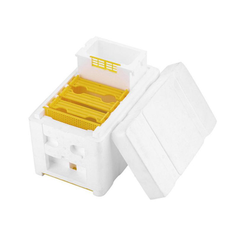 

Ящик для разведения пчелиной матки Ящик для спаривания пчел Ящик для пчелиного улья из пеноматериала Ящик для опыления в саду Пчеловодство Кейс для разведения пчел Оборудование для пчеловодства