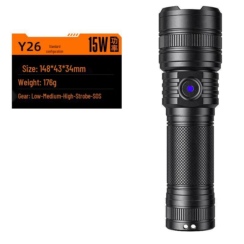 Ultra-Bright Rechargeable Tactical Flashlight