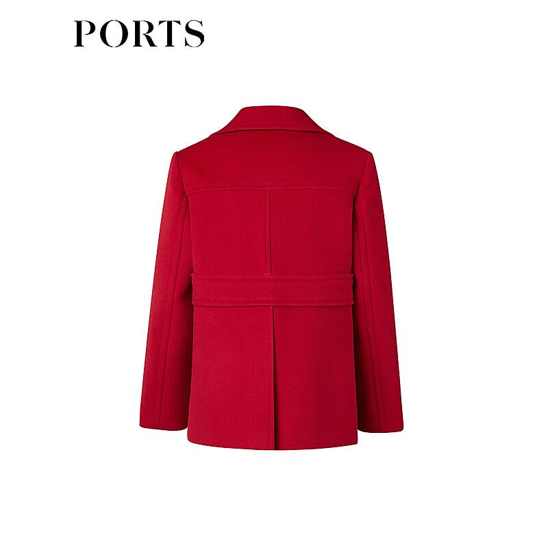 PORTS Women's Professional Long-Sleeve Wool Blend Short Coat