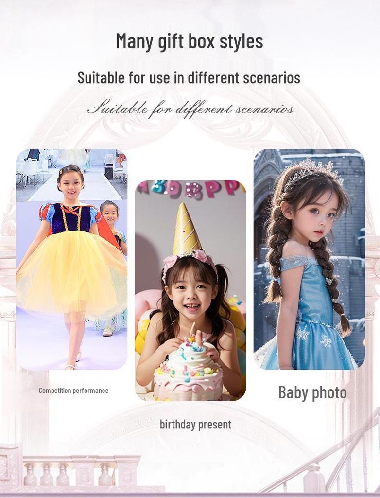 Dollysa Princess Makeup Set for Kids - Child's Stage Performance Gift
