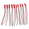 5 Pairs 100mm JST Connector with 22AWG Wire Homme and Femme for RC Li-po Battery Discharge